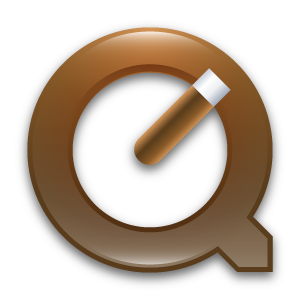 Quicktime 7 Brown Icon 300x300 png